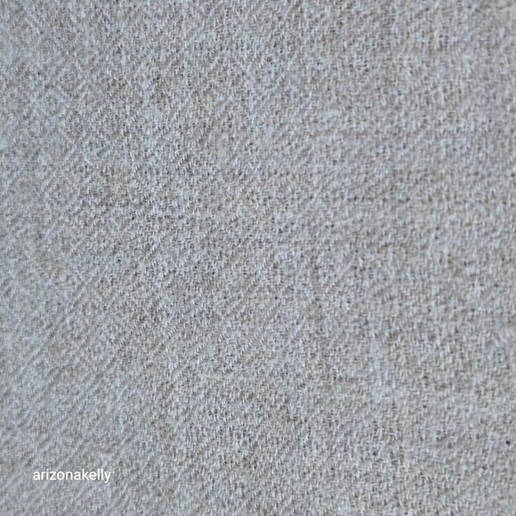 Embroidered Cashmere Scarf Boho Earthy Artisan - Picture 14 of 14